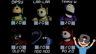 NOCHE 7 DE FIVE NIGHTS AT TUBBYLAND 2 | NIGHT 7 | CUSTOM NIGHT (6/20 MODE) | FNAF FAN GAME |