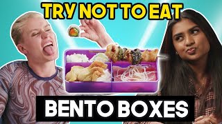 Try Not To Eat Challenge - Bento Boxes | Teens & Adults React