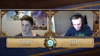 Iner(Russia) vs NaviOOT (Australia). Hearthstone Global Games.