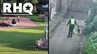 Police Officer Loses Footrace To Suspect & Has Priceless Reaction