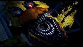 NIGHTMARE CHICA JUMPSCARE - Five Nights at Freddy's 4 - Night 1 - FNAF 4 GAMEPLAY