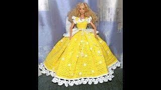 Платья для Барби Крючком 2019 / Dresses for Barbie Crochet / Gehäkelte Kleider für Barbie