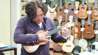 Uchi Sensei Demonstrates Harmonics @ Ukulele Mania, 19:2:2017
