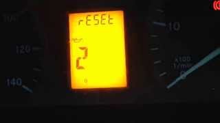 Mercedes vito 115 service light re-set 2007 model