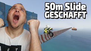 50m SLIDE GESCHAFFT ! GTA 5 Profi Halbrahm bringt es mir bei!