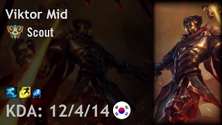 Viktor Mid vs Ekko - Scout - KR Challenger Patch 7.3