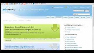 OpenOffice установка