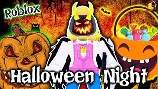 หลอกหรือเลี้ยงในวันฮาโลวีน Halloween night Roblox / นางสาวอินดี้แคสเกม