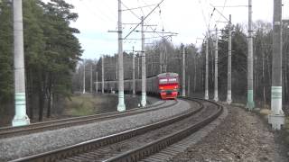 Электропоезд ЭР2Р-7083 перегон Кубинка-1 - Тучково
