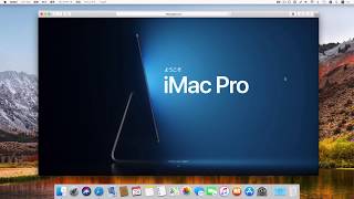 iMac Pro 2017 High Sierra Welcome