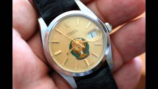 Bangkok Wrist Watch Treasures - Rolex Oyster 6427 and OysterDate 6694 with UAE Dial