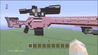 Minecraft Xbox 360 Edition - Call of duty Sniper Pixel Art