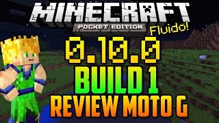 MINECRAFT POCKET EDITION 0.10.0 BUILD 1 - REVIEW - MOTO G