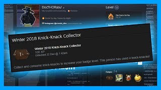 BADGE-UL SECRET de pe Steam | Winter 2018 Knick-Knack Collector Badge