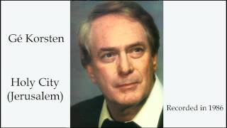 Gé Korsten - The Holy City (Jerusalem)
