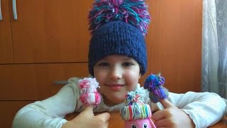 DIY! Шапочка из ниток - поделка игрушка своими руками. Hat of thread - handmade toy.