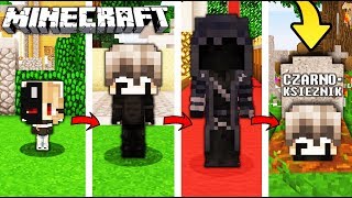 ŻYCIE CZARNOKSIĘŻNIKA W MINECRAFT || OD NARODZIN DO ŚMIERCI