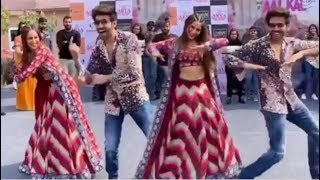 Sara Ali Khan ROCKING Dance With BF Kartik Aryaan At Love Aaj Kal 2 Promotion