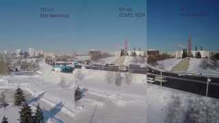 Борьба с эффектом "желе" ND фильтрами PolarPro, ZOMEi на DJI Phantom 2 с Zenmuse H3-3D GoPro 3+ BE
