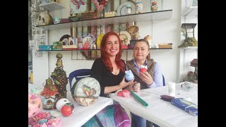 BOLAS NAVIDEÑAS EN PORCELANICRON PASO A PASO