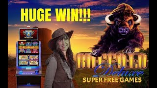 HUGE WIN! WONDER 4 JACKPOTS SLOT MACHINE-BUFFALO