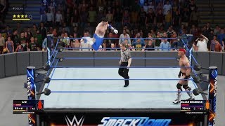 WWE 2K18 ROAD TO GLORY MODE BEST COMEBACK MATCH EVER BEATING A GUY WITH 2 FINISHERS