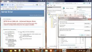 HTTP Error 500.19 - Internal Server Error