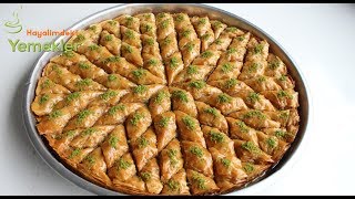 Böyle Çıtır Baklava Hiç Görmediniz Baklava Tarifi / Yıldız Baklava
