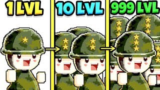 ЭВОЛЮЦИЯ АРМИИ ЧТОБЫ СОЗДАТЬ БЕСКОНЕЧНУЮ АРМИЮ ИЗ СОЛДАТ В ИГРЕ RANK INSIGNIA!