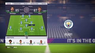 FIFA18 | MAN CITY| Custom Tactics And Formation | Best Guide