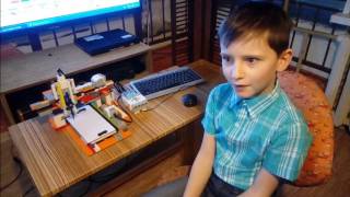 Станок ЧПУ  из LEGO