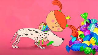 The Little Princess - I don't want to go to kindergarten! - Animation For Children