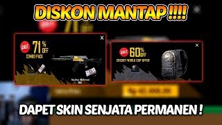 60%, 71%, 80%OFF DISKON SKIN SENJATA BESAR BESARAN DI SERVER INI l PUBG MOBILE