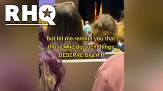 Bible Beater Gives INSANE Speech During School Assembly