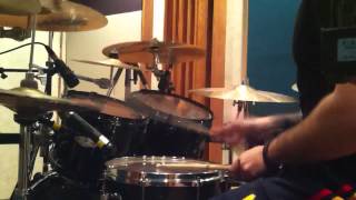 JP Andrade warming up in the studio with Allegaeon