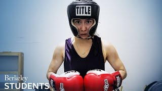 Berkeley senior graduates as a boxing champion