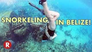 Island Hopping in Belize! // Discovering a Sunken Ship // Snorkeling in Crystal Waters // Livingston