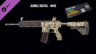 PUBG | Jungle Digital M4 | Event Pass: Sanhok