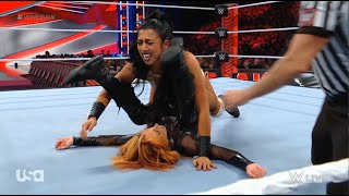 Becky Lynch vs Indi NXT Championship WWE Raw October 24 2023