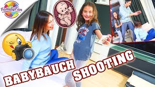 BABYBAUCH FOTOSHOOTING - Baby ist schon so GROß - Family Fun