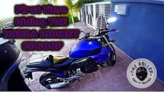 First Time Riding a Honda Hornet CB600F "Reaction"-اول مرة غدي نصوك موطور كبير
