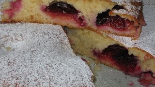 Как приготовить сливовый пирог с медом