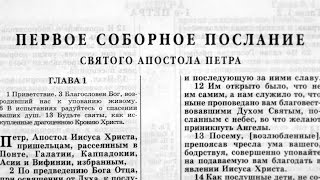 Библия. 1-е послание Петра. Новый Завет (читает Ярл Пейсти)