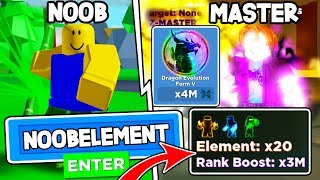 NOOB UNLOCKS ALL SECRET ELEMENTS CODES IN NINJA LEGENDS!? *INSTANTLY PRO* Roblox