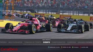 F1 2018 RX 580 8GB Red Dragon Powercolor Teste/Gameplay Full HD 1080p