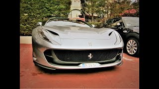 Carspotting à Deauville n°4, Ferrari 812 Superfast, Mercedes AMG GTC