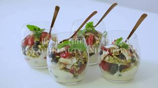 Berry Trifles With  Pistachio Nuts and Coconut l Afternoon Express