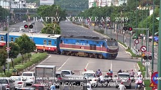 SAIGON: CHUYẾN TÀU NGÀY ĐẦU NĂM MỚI RỜI SÀI GÒN RA HÀ NỘI (01/01/2019)