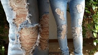 012. Реставрация старых джинс. Сделай сам