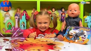 ✔ Кукла Беби Борн и Ярослава открывают бомбочки с сюрпризами / Doll Baby Born with Yaroslava ✔